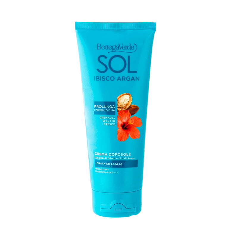 After Sun Creme Corpo Sol Ibisco Argan 200ml