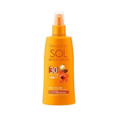 Spray Corpo Sol Ibisco Argan FP 30 200ml