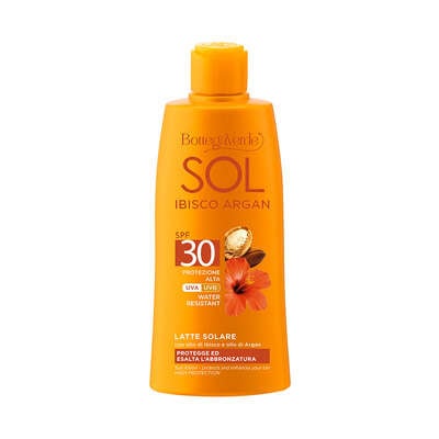 Creme Corpo Sol Ibisco Argan FP 30 200ml