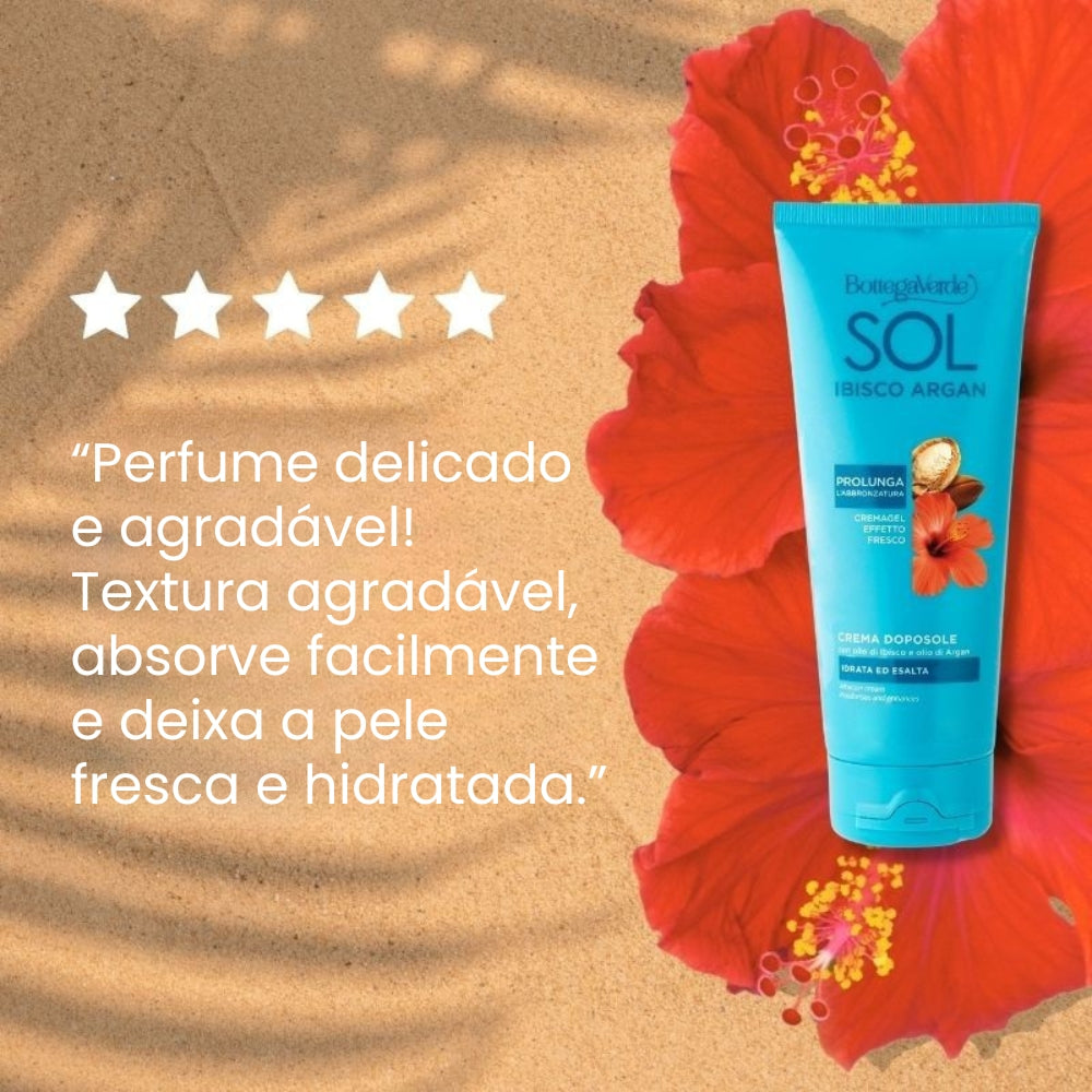 After Sun Prolonga o Bronze Sol Ibisco Argan 200ml