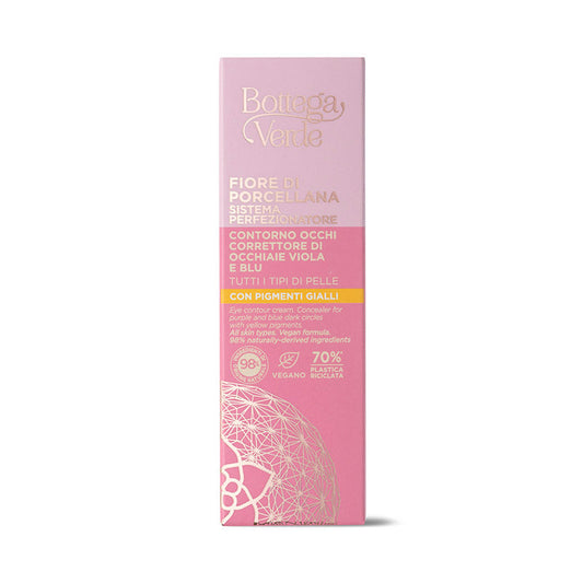 Creme Contorno Olhos Amarelo Todos Tipos Pele Fiore di Porcellana 10ml