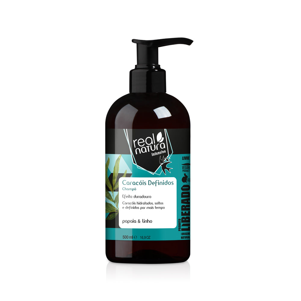 Shampoo Caracóis Definidos Liberado Real Natura 500ml