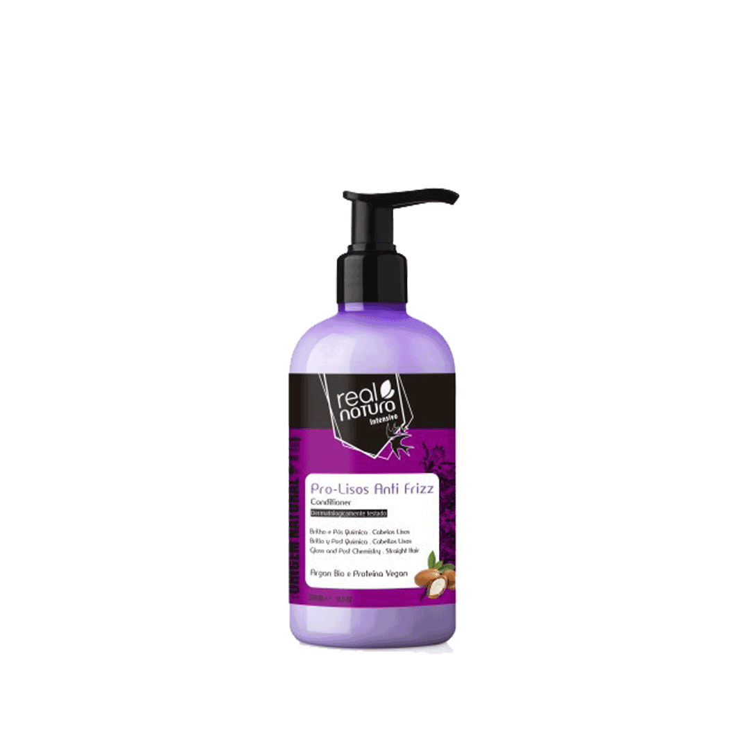 Condicionador Pro Lisos Anti Frizz Real Natura 300ml