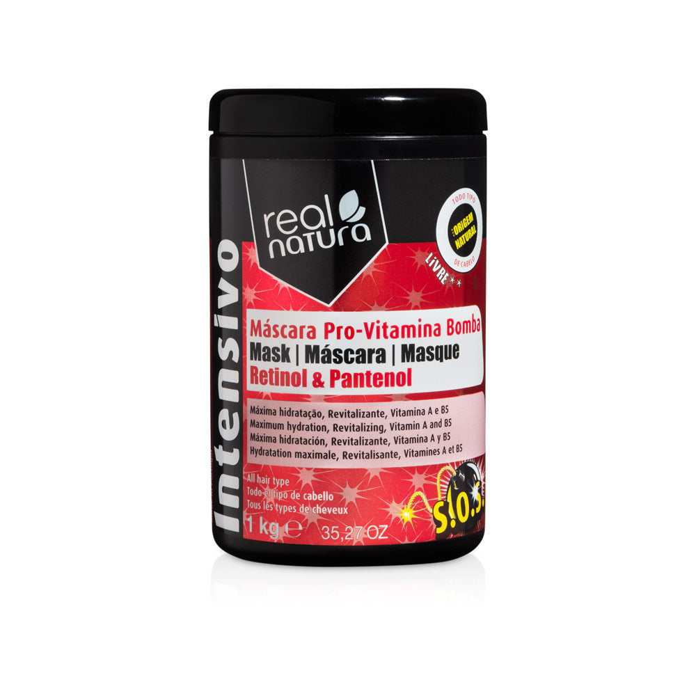 Máscara Pro Vitamina Bomba Real Natura 1000ml