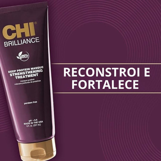 Máscara CHI Brilliance Deep Protein Masque – Strengthening Treatment 237ml