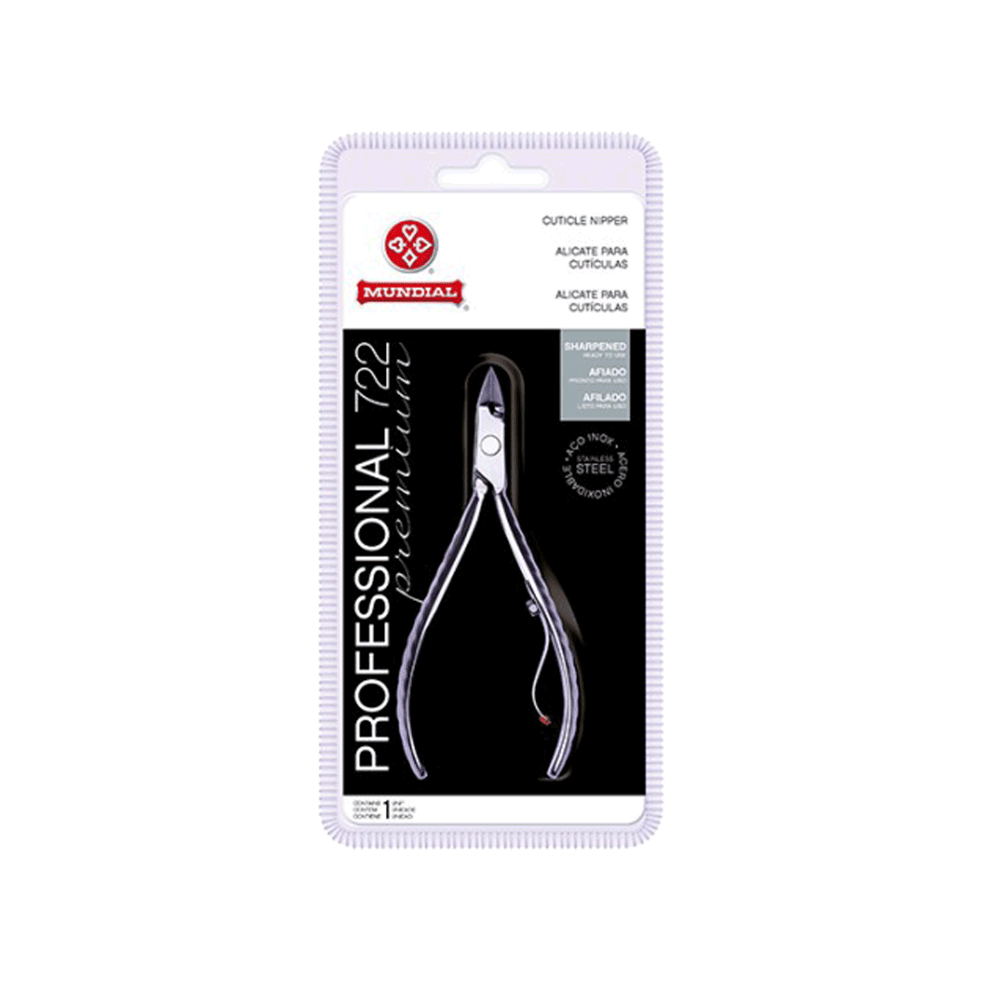 Alicate de Cutículas Stainless Steel 722 Mundial