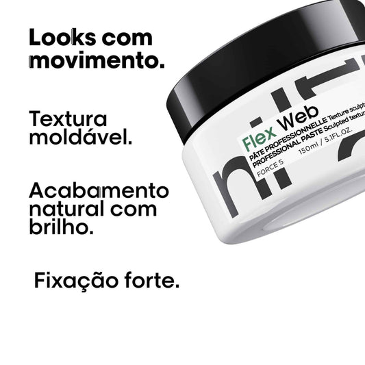 Cera Modeladora Flex Web TecniArt L'Oréal Professionnel 150ml — detalhe