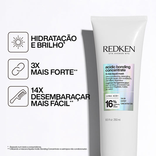 Máscara Líquida 5min Acidic Bonding Concentrate Redken 250ml