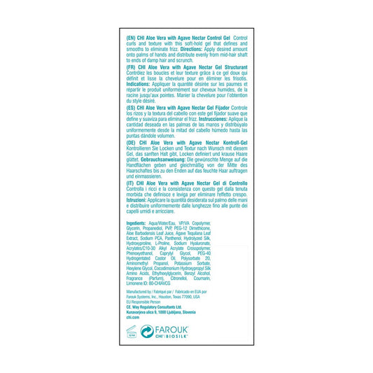 Control Gel CHI Curls Defined Aloe Vera