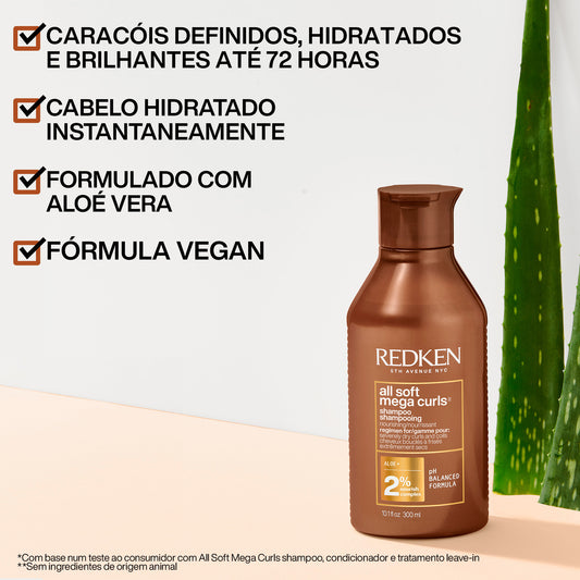 Shampoo All Soft Mega Curls Redken 300ml