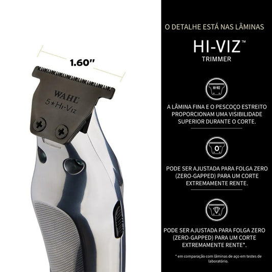 Máquina de Contornos HI-VIZ Litio Cordless Trimmer Wahl