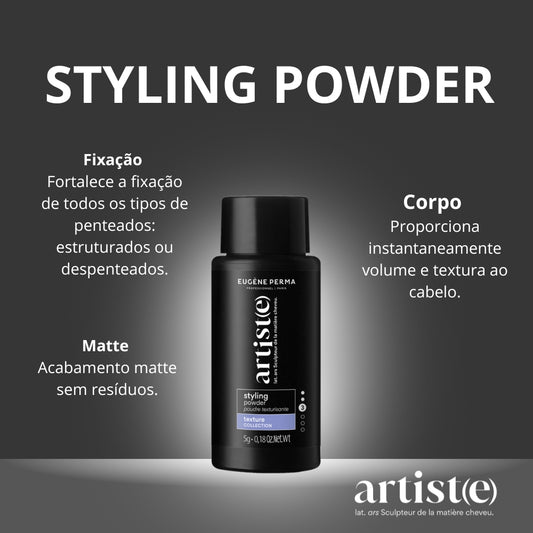 Pó de Pentear Matte Styling Powder Artist(e) 5grs