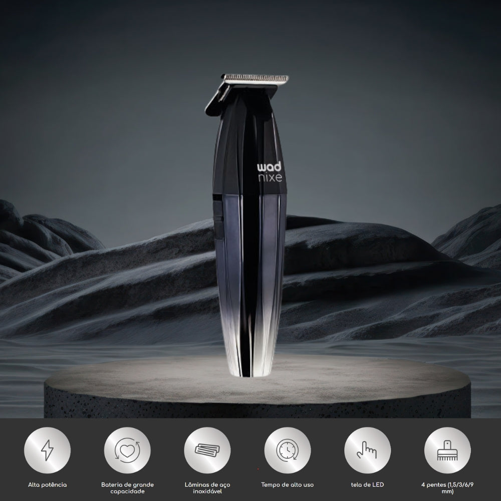 Máquina de Corte Nixe Hair Trimmer Black Wad — detalhe