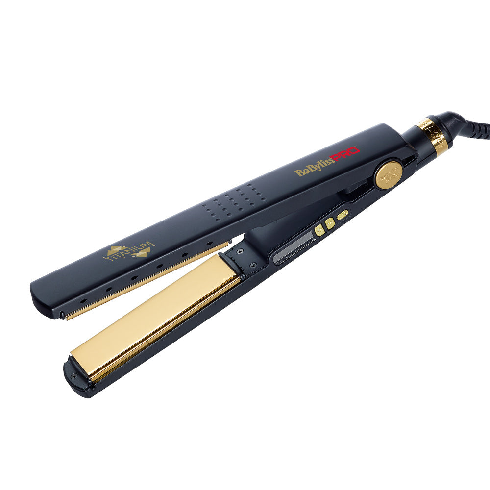 Prancha de Alisamento Straightener Black Titanium Babyliss Pro