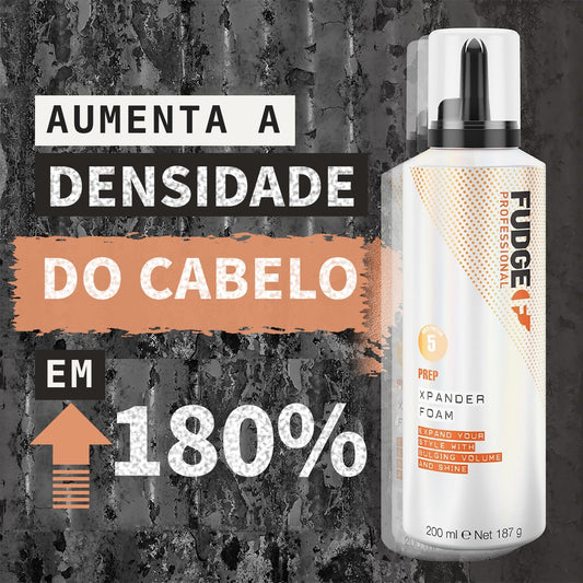 Espuma de Volume Xpander Foam Fudge Professional 200ml — detalhe