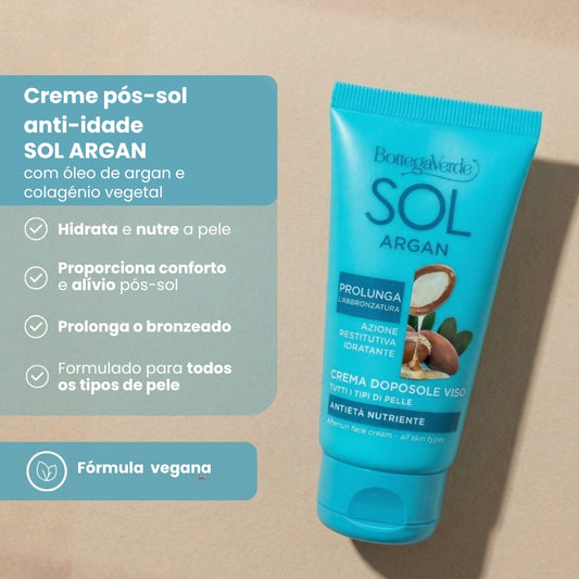 After Sun Facial Argan Prolonga o Bronze Sol 50ml
