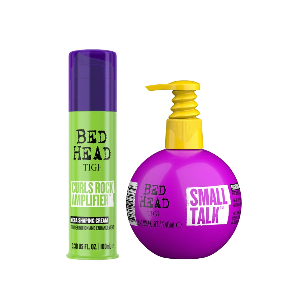Pack Duo Curls Rock Amplifier Cream + Small Talk Bed Head
