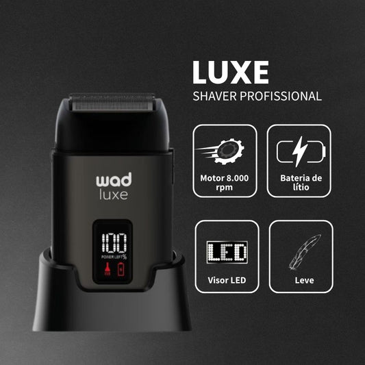 Máquina de Barba Shaver Luxe Black Wad