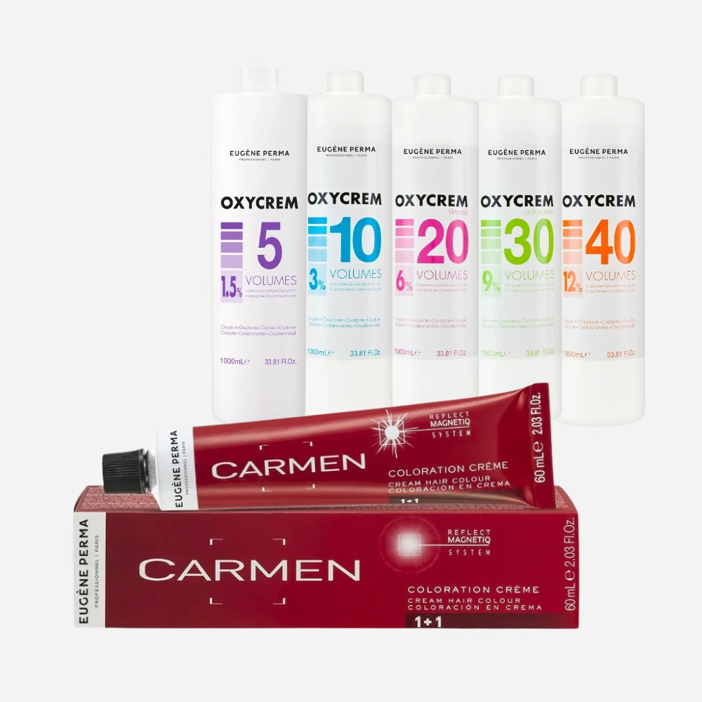 Duo Coloração Carmen e Oxidante Eugène Perma