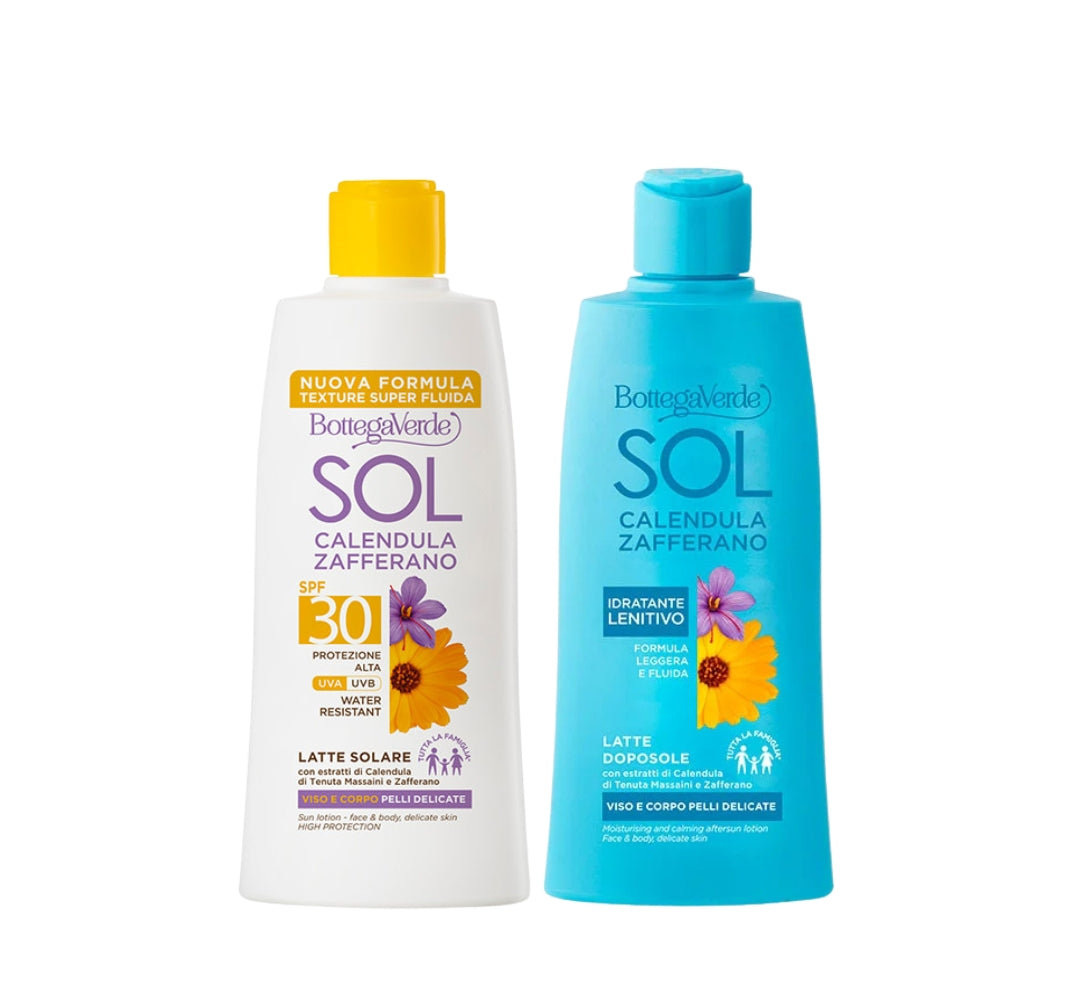 Pack Calendula Zafferano Protetor e After Sun