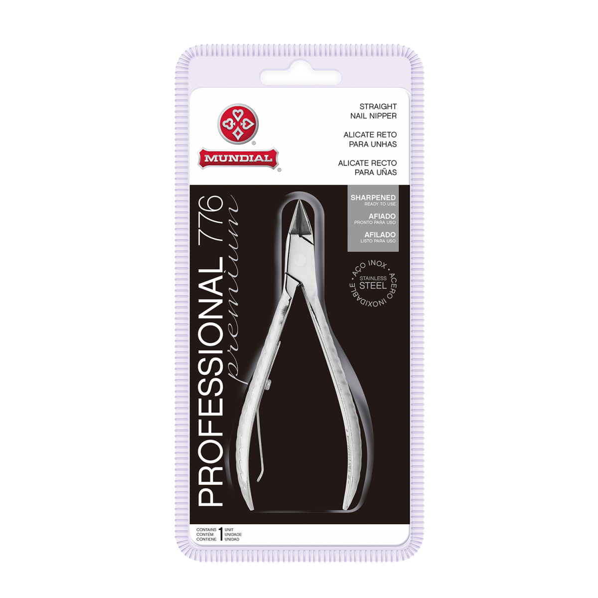 Alicate Reto de Unhas Professional 776 Mundial
