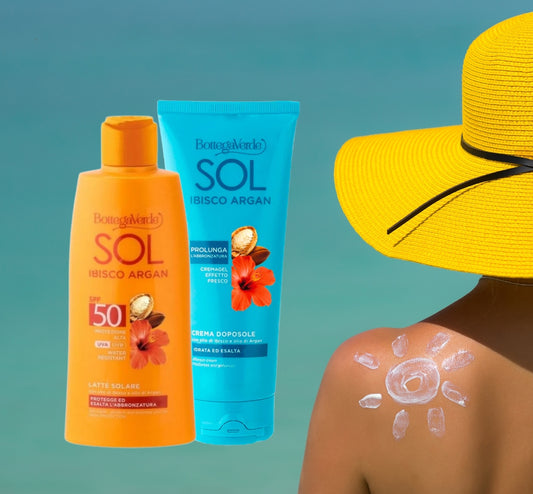 Match Sol Ibisco Argan Protetor e After Sun