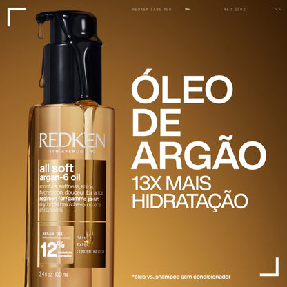 Óleo Argan-6 All Soft Redken 100ml