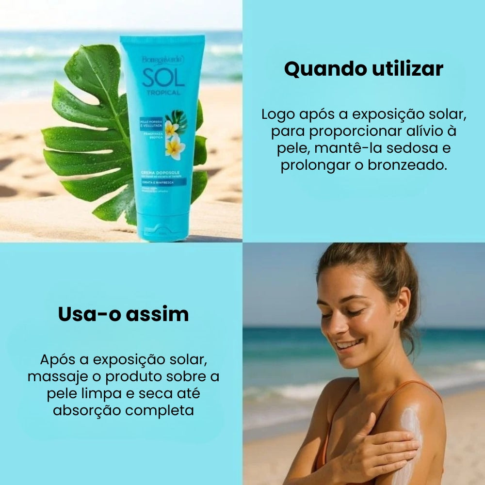 After Sun Creme Corpo Sol Tropical 200ml