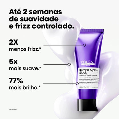 Tratamento Antifrizz Keratin Alpha Sleek 200ml