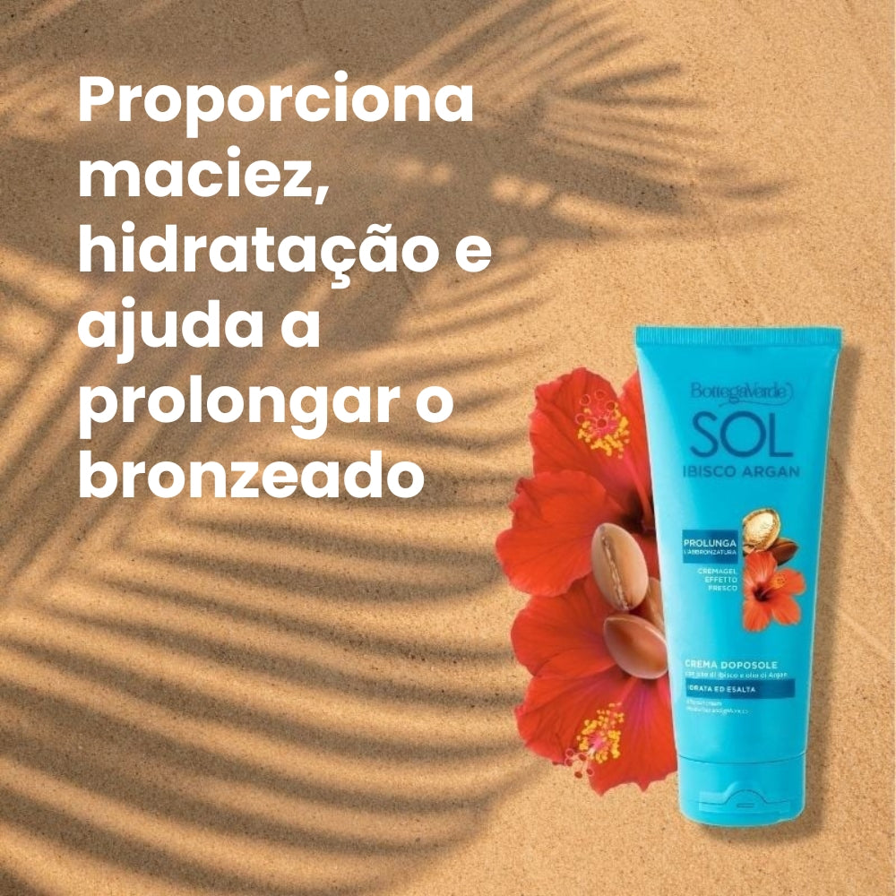 After Sun Prolonga o Bronze Sol Ibisco Argan 200ml