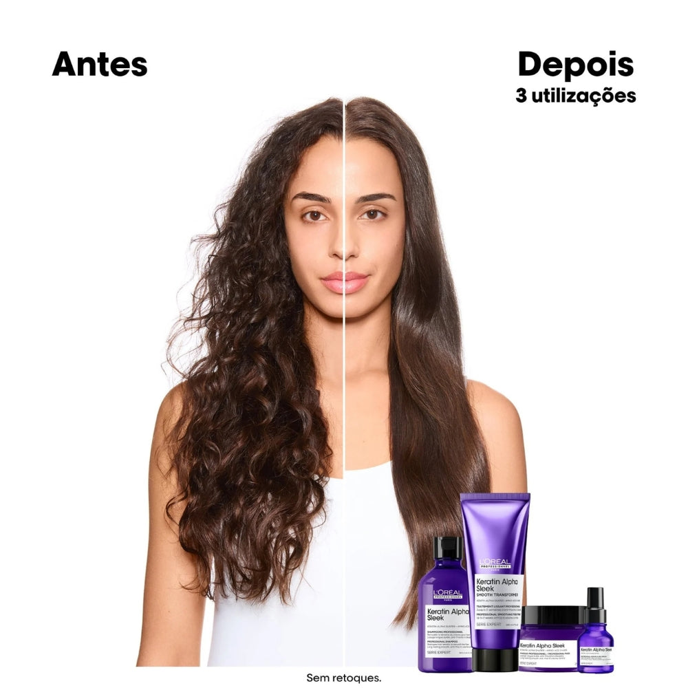 Tratamento Antifrizz Keratin Alpha Sleek 200ml