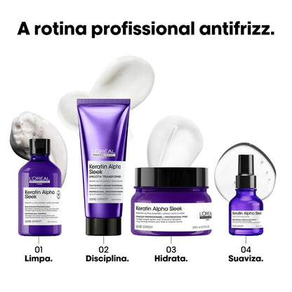 Shampoo Antifrizz Keratin Alpha Sleek