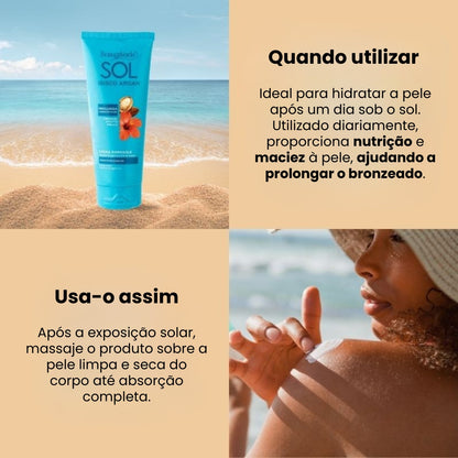 After Sun Prolonga o Bronze Sol Ibisco Argan 200ml