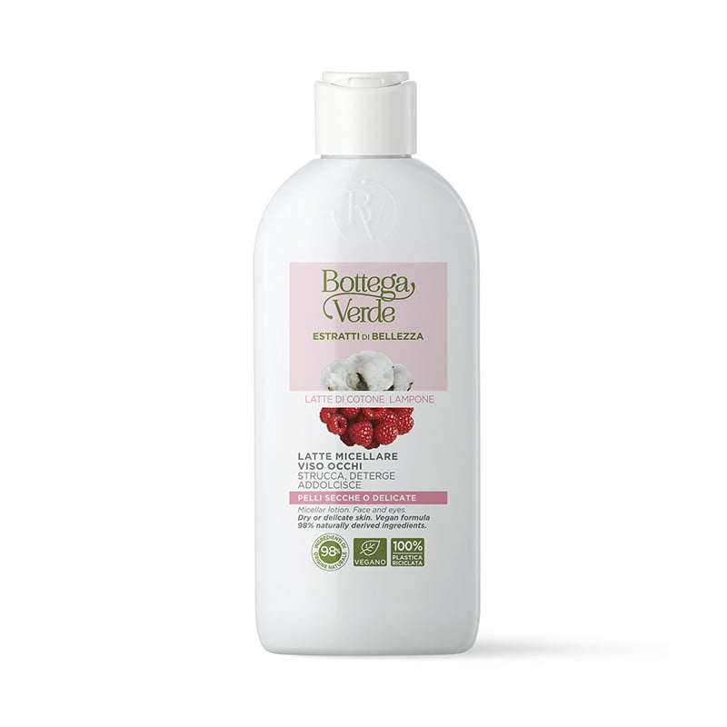 Leite Micelar Estratti di Bellezza com Algodão e Framboesa 200ml