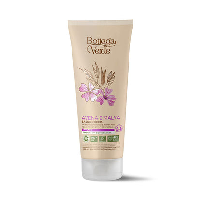 Gel de Banho Delicado para Pele Sensível Avena & Malva 200ml