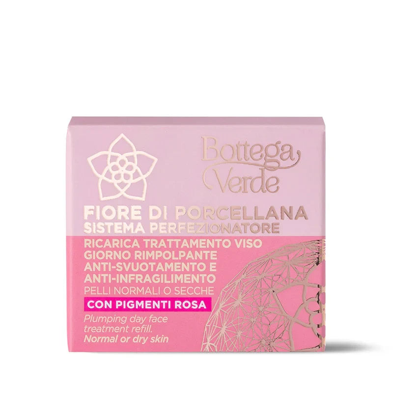 Recarga Creme de Rosto Dia Pele Madura Volumizador Fiore di Porcellana 50ml
