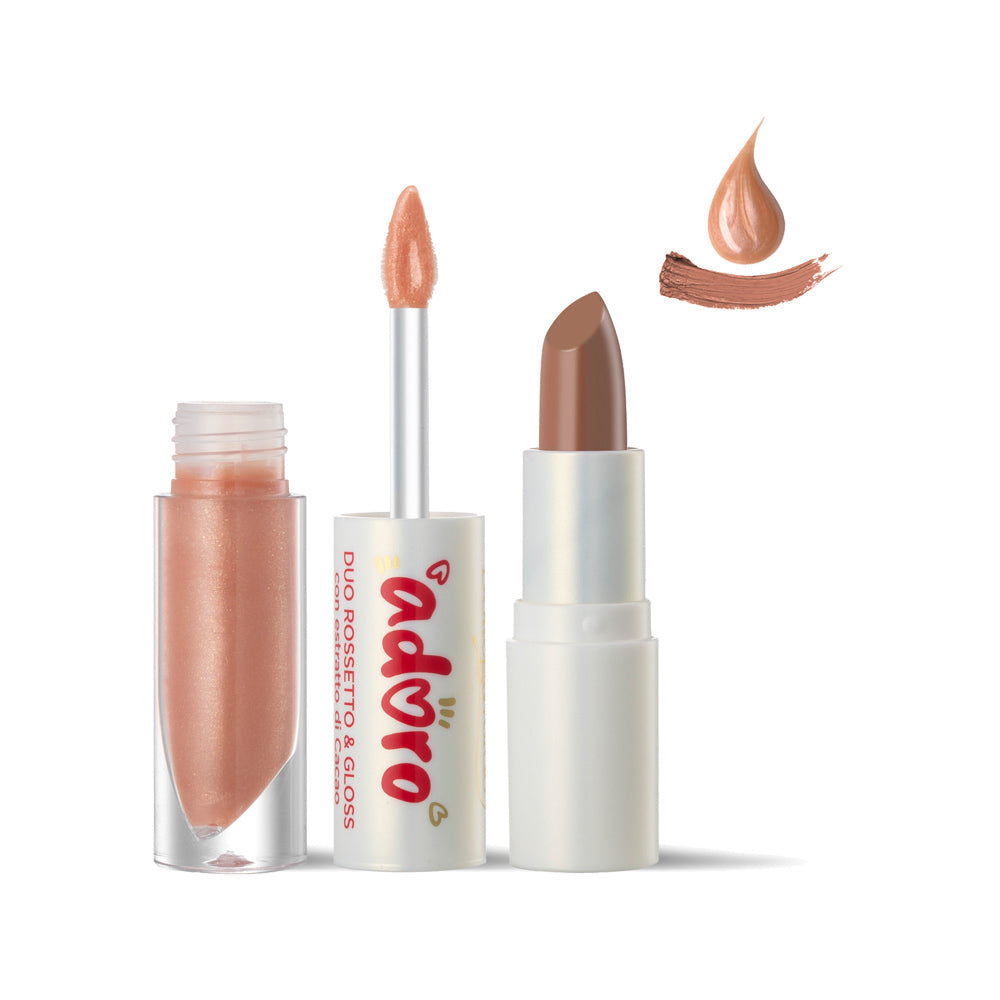 Duo Batom e Gloss Adoro 3ml + 3,5ml
