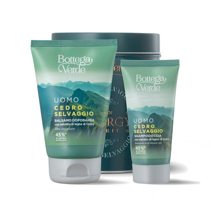 Coffret Man Shampoo e Aftershave Cedro Selvaggio