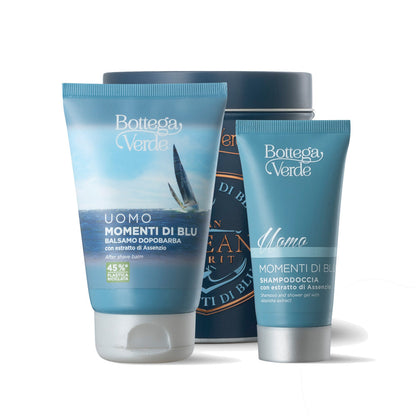 Coffret Man Shampoo e Aftershave Momenti di Blu
