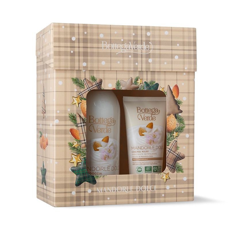 Coffret Mandorle Dolci Gel de Banho e Creme de Mãos