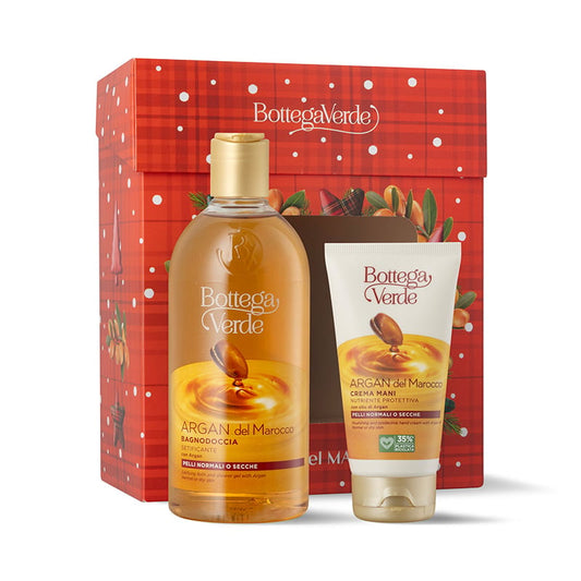 Coffret Argan Gel de Banho e Creme de Mãos