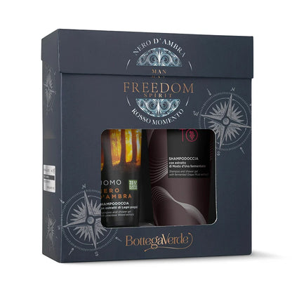 Coffret Man Nero D'ambra e Rosso Momento Shampoo