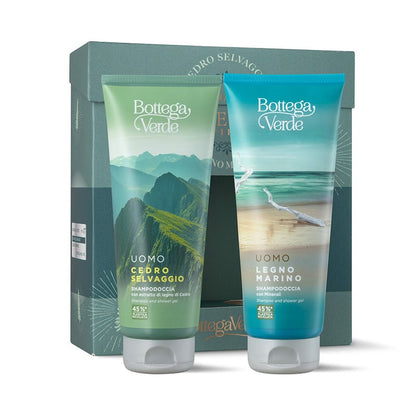 Coffret Man Cedro Selvaggio e Legno Marino Shampoo