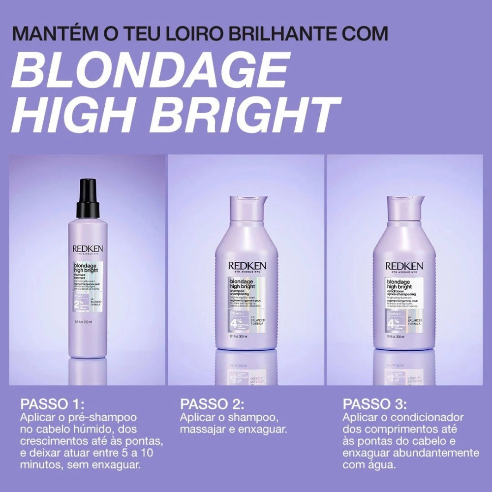 Condicionador Blondage High Bright Vitamin C Redken 300ml