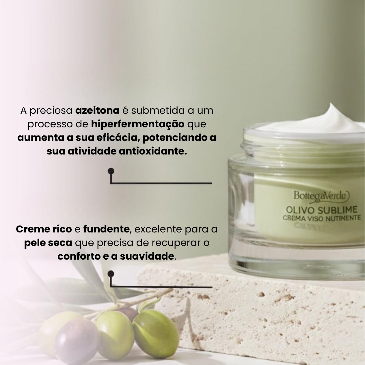 Creme de Rosto Pele Normal a Seca Olivo Sublime 50ml