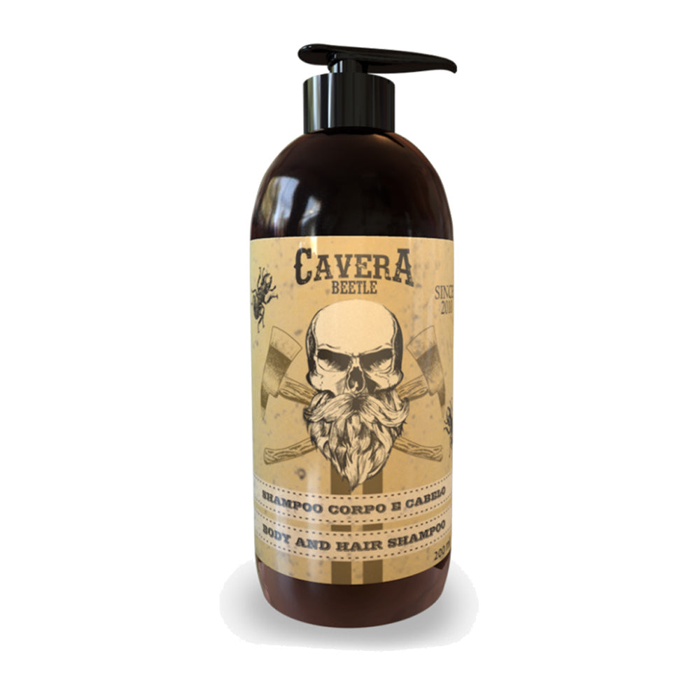 Shampoo Cabelo & Corpo Cavera Beetle 200ml