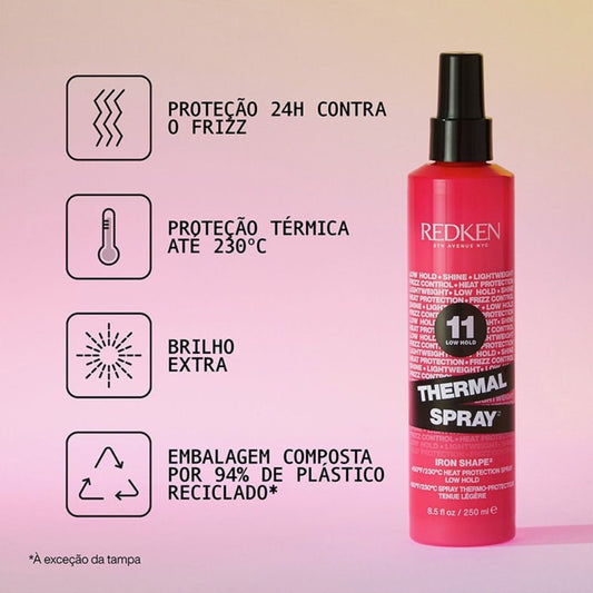 Spray de Proteção Térmica Iron Shape 11 Redken 250ml