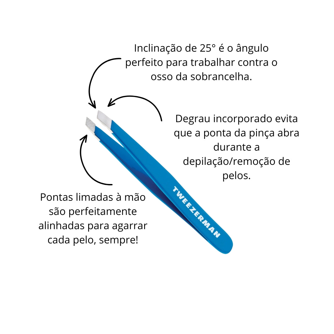 Mini Pinça Inclinada Tweezerman