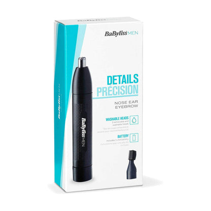 Aparador de Pêlos do Nariz, Orelha e Sobrancelha Babyliss MEN E652E