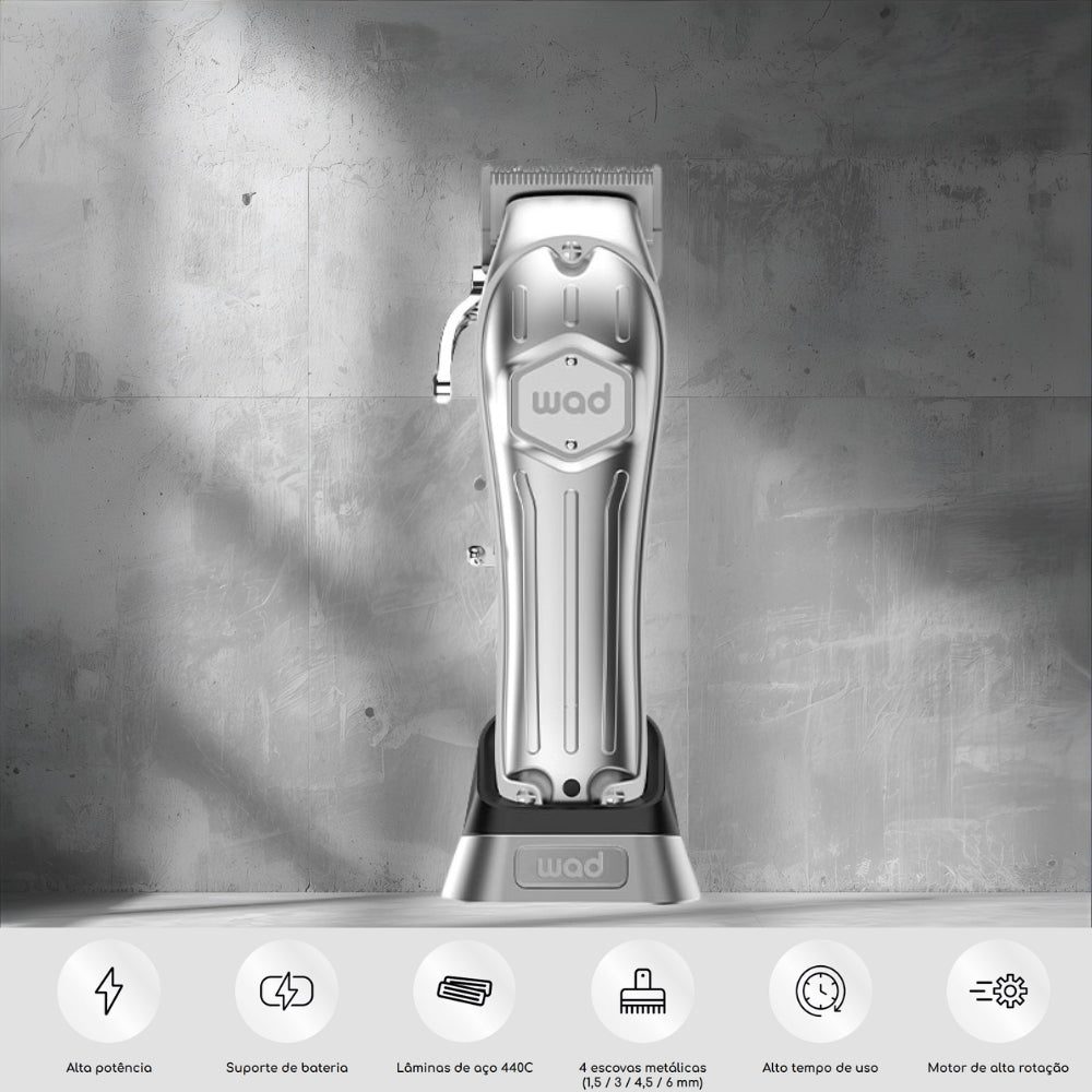 Máquina de Cortar Cabelo Vesta Silver Wad